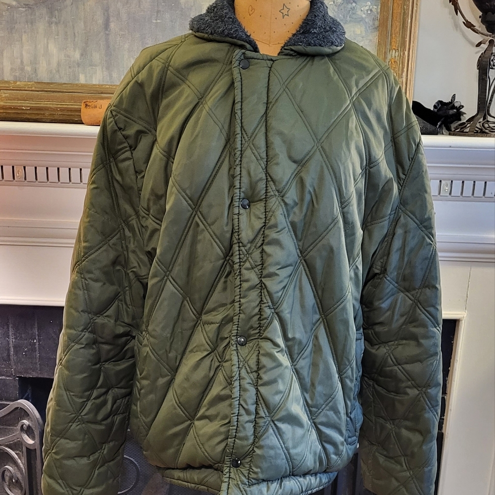 1960s Ny-Flite Olive quilted jacket